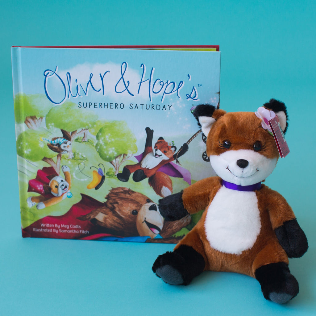 Charlotte the Fox and Oliver & Hope's Superhero Saturday® Hardcover Storybook
