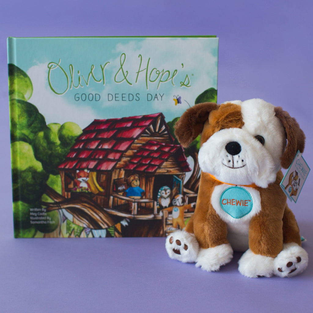 Chewie® the English Bulldog and Oliver and Hope's Good Deeds Day® Hardcover Storybook